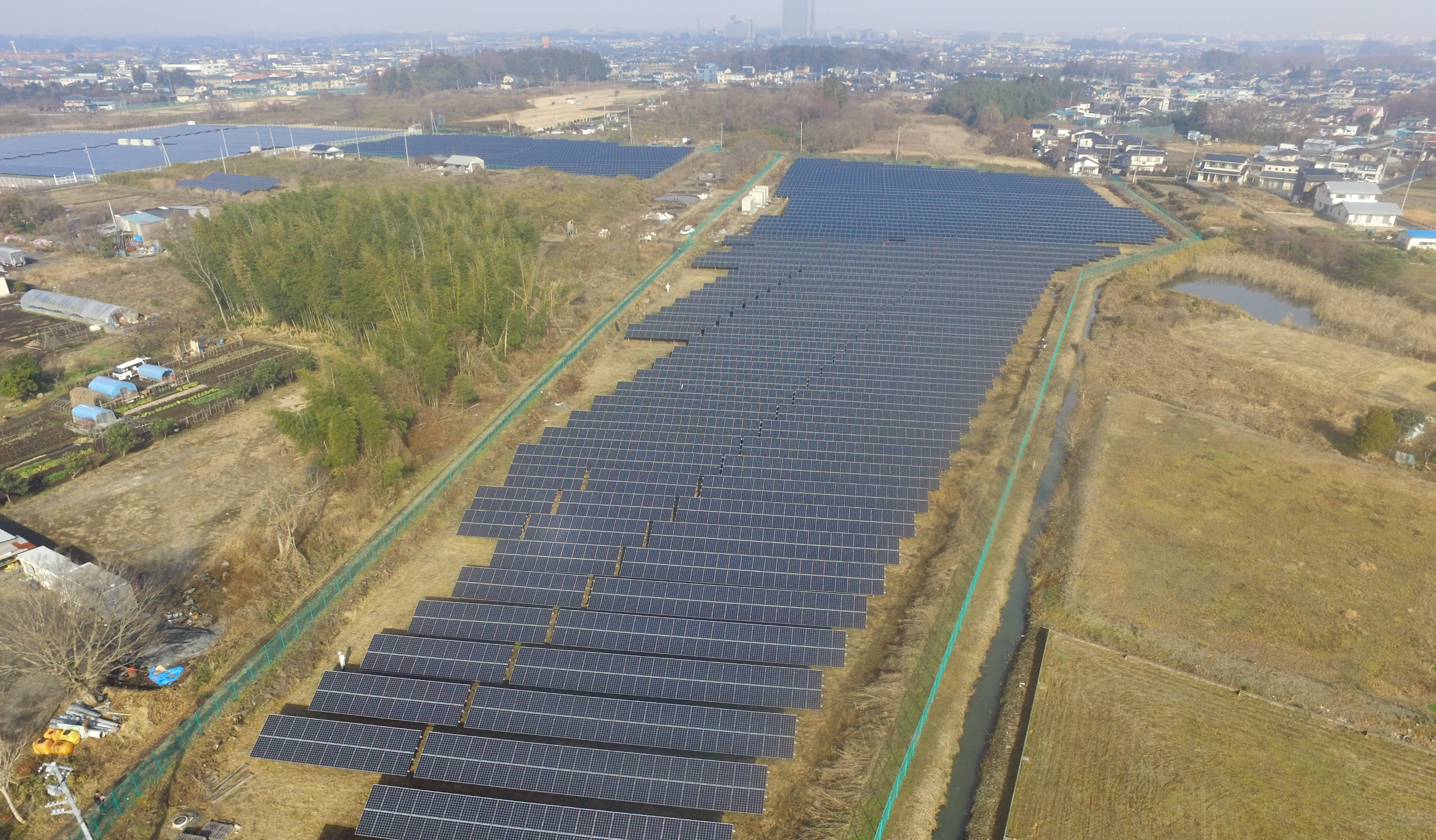 CHUWA 水戸発電所 航空写真